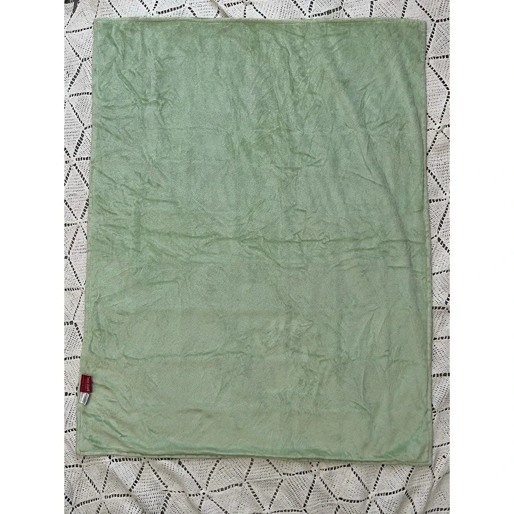 Amy Coe Baby Blanket elephant green patchwork Soft Minky Fleece Unisex Gift Warm